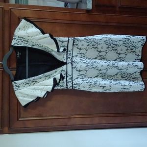 Black and White Lace dress